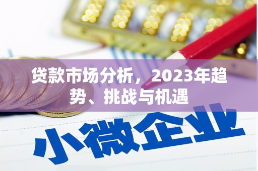 港南贷款市场分析，2023年趋势、挑战与机遇