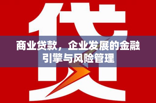 郴州商业贷款，企业发展的金融引擎与风险管理