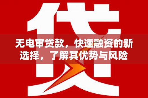 鄂托克旗无电审贷款，快速融资的新选择，了解其优势与风险