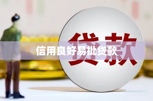 单县信用良好易批贷款
