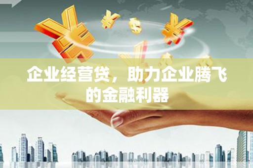 左营企业经营贷，助力企业腾飞的金融利器