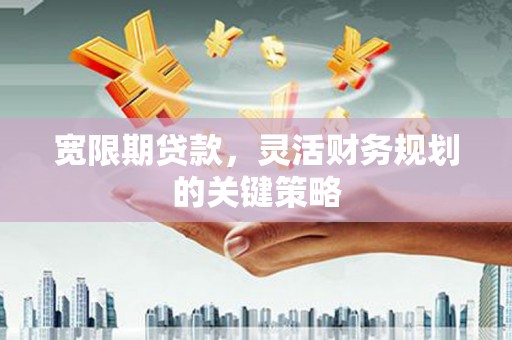 乐清宽限期贷款，灵活财务规划的关键策略