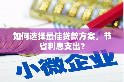 望城如何选择最佳贷款方案，节省利息支出？