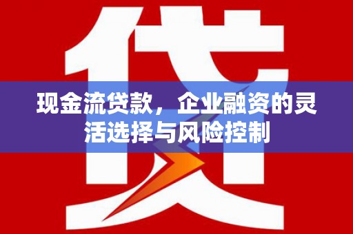 岢岚现金流贷款，企业融资的灵活选择与风险控制