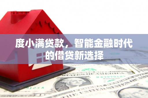 雁江度小满贷款，智能金融时代的借贷新选择