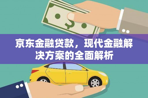 公安京东金融贷款，现代金融解决方案的全面解析