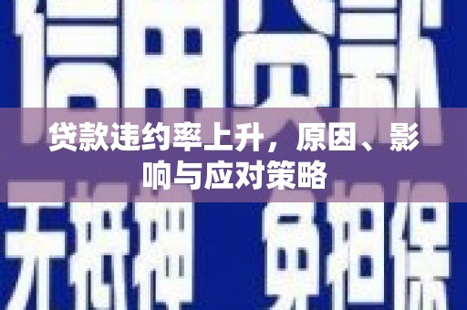 玛家贷款违约率上升，原因、影响与应对策略