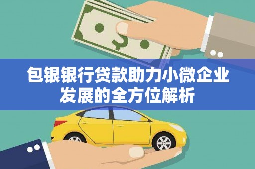 明溪包银银行贷款助力小微企业发展的全方位解析