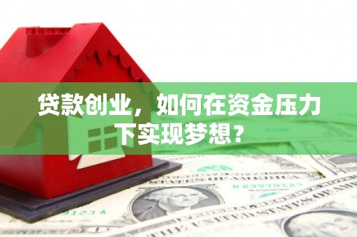 和静贷款创业，如何在资金压力下实现梦想？