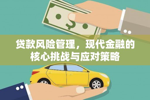 昌宁贷款风险管理，现代金融的核心挑战与应对策略