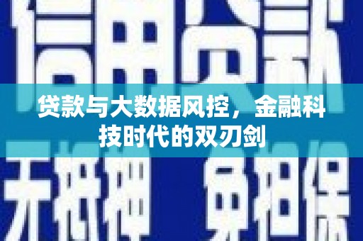 德保贷款与大数据风控，金融科技时代的双刃剑