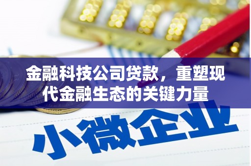 宿松金融科技公司贷款，重塑现代金融生态的关键力量