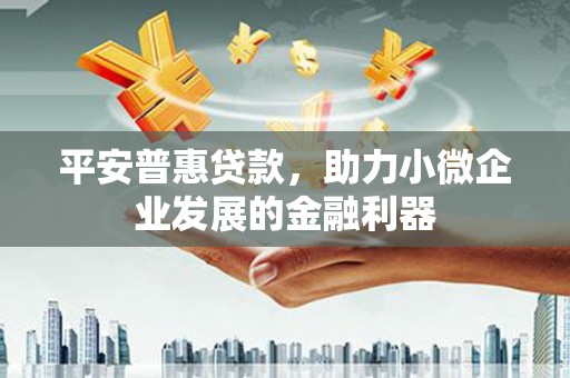 五指山平安普惠贷款，助力小微企业发展的金融利器