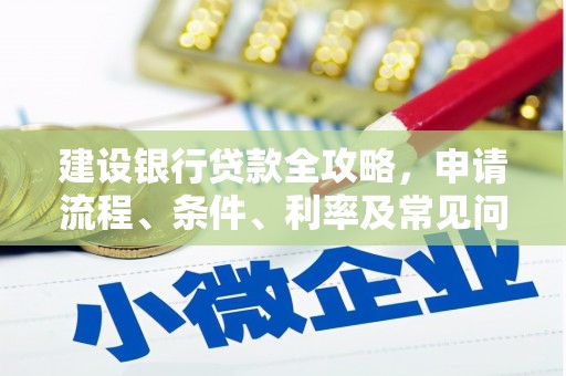 天峨建设银行贷款全攻略，申请流程、条件、利率及常见问题解答