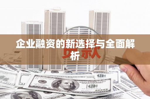 叶县企业融资的新选择与全面解析