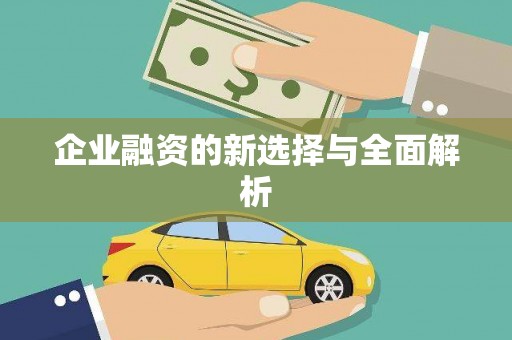 城中企业融资的新选择与全面解析